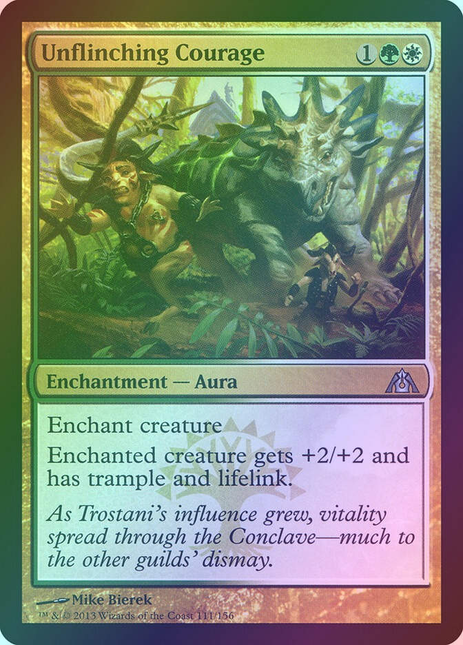 Unflinching Courage (DGM) (111) / Foil