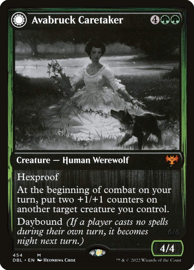 Avabruck Caretaker // Hollowhenge Huntmaster (DBL) (454)