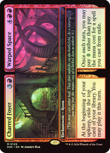 Charred Foyer // Warped Space (DSK) (129) / Foil