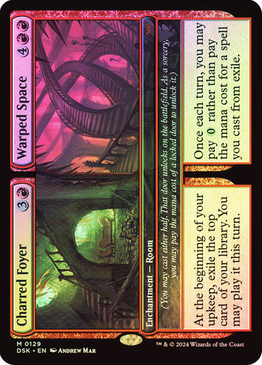 Charred Foyer // Warped Space (DSK) (129) / Foil