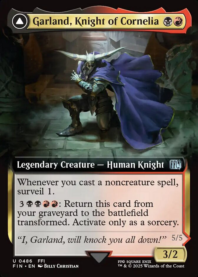 Garland, Knight of Cornelia // Chaos, the Endless (FIN) (486) / Extended Art — cara 1 de 2