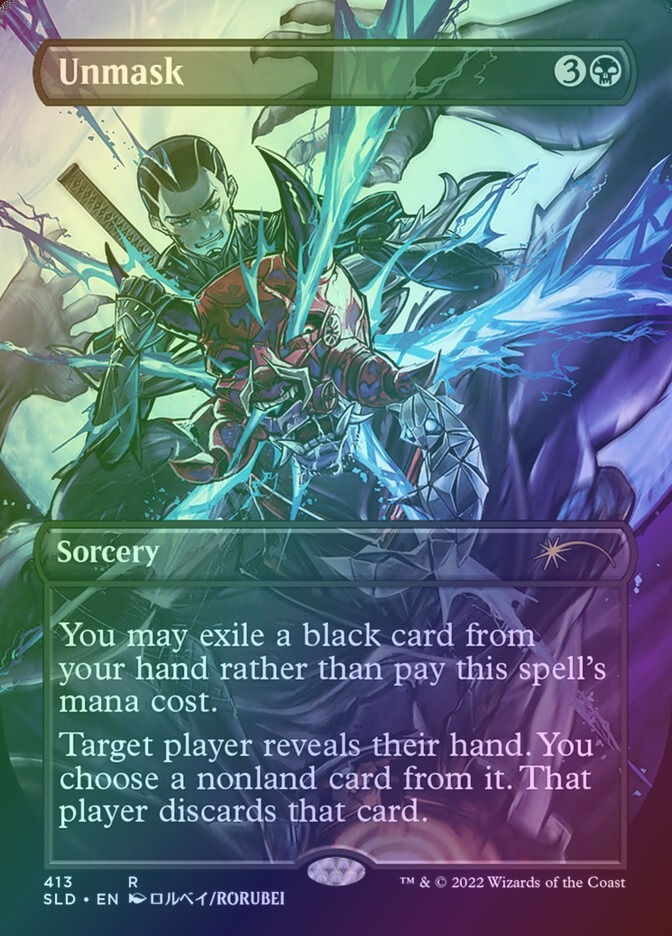 Unmask (SLD) (413) / Borderless / Foil