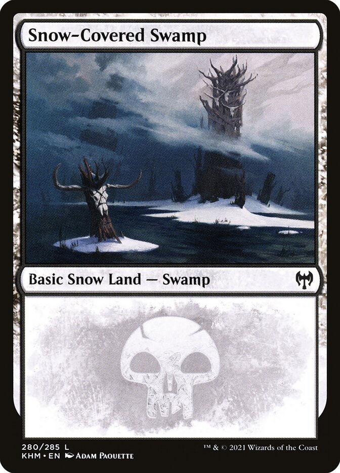 Snow-Covered Swamp (KHM) (280)