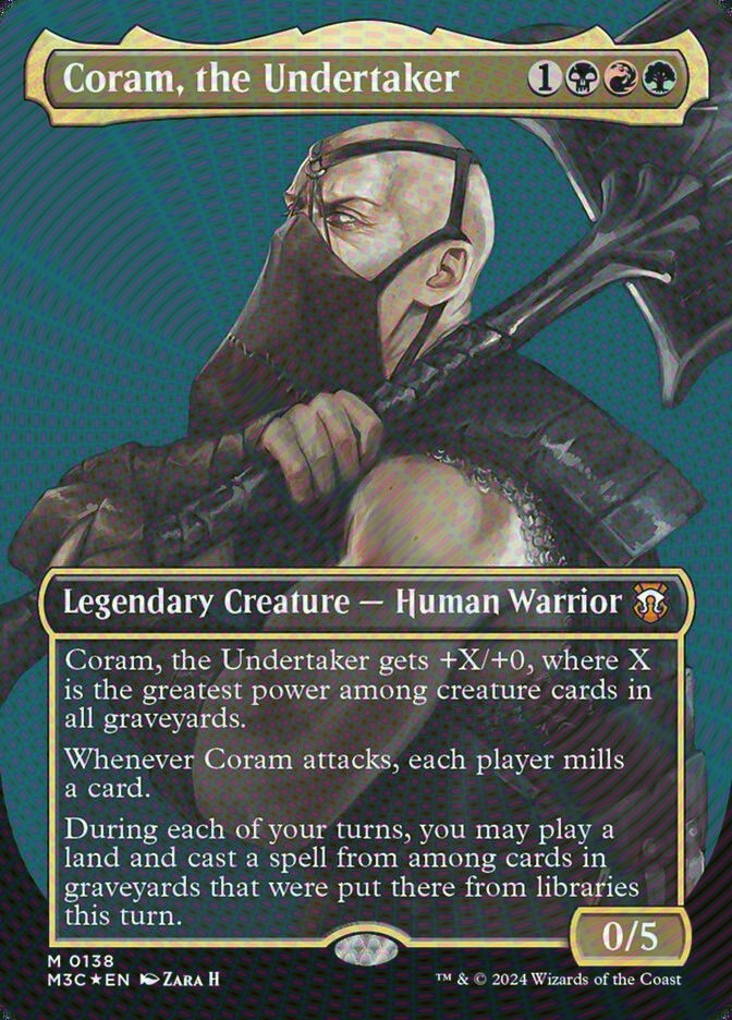 Coram, the Undertaker (M3C) (138) / Borderless / Ripple Foil