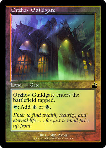 Orzhov Guildgate (rvr) (406) / Retro / Foil