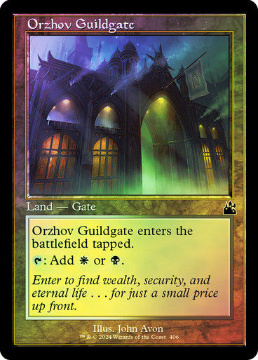 Orzhov Guildgate (rvr) (406) / Retro / Foil