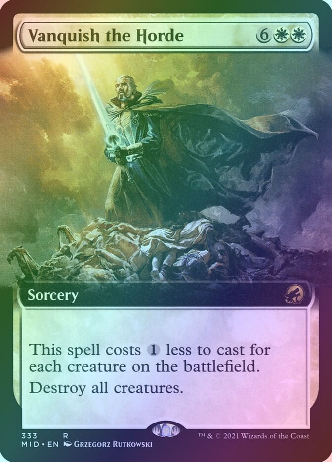 Vanquish the Horde (MID) (333) / Extended Art / Foil