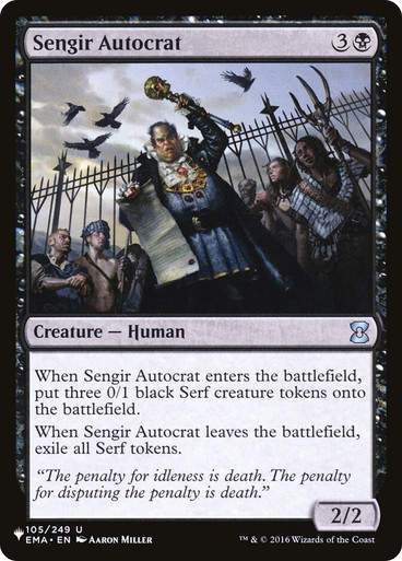 Sengir Autocrat (PLST) (EMA-105)