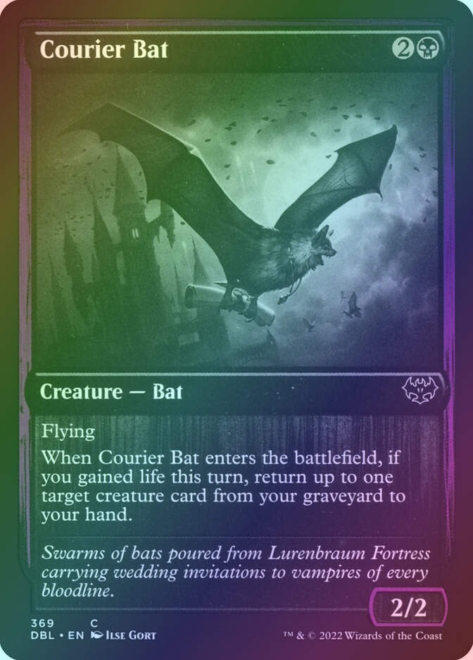 Courier Bat (DBL) (369) / Foil