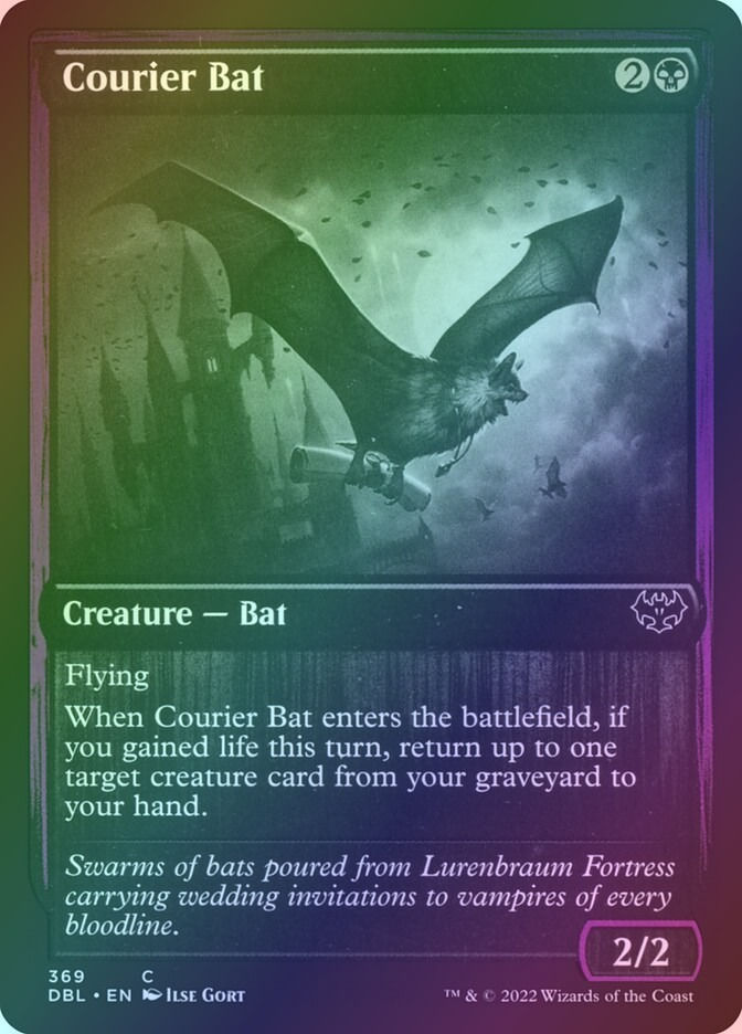 Courier Bat (DBL) (369) / Foil