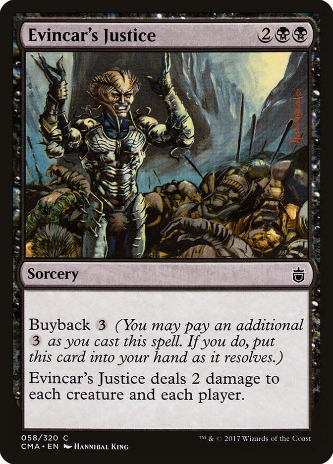 Evincar's Justice (cma)