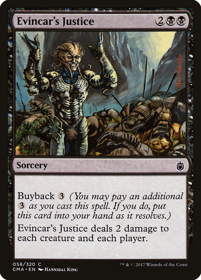 Evincar's Justice (cma)