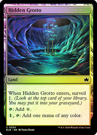 Hidden Grotto (blb) (254) / Foil