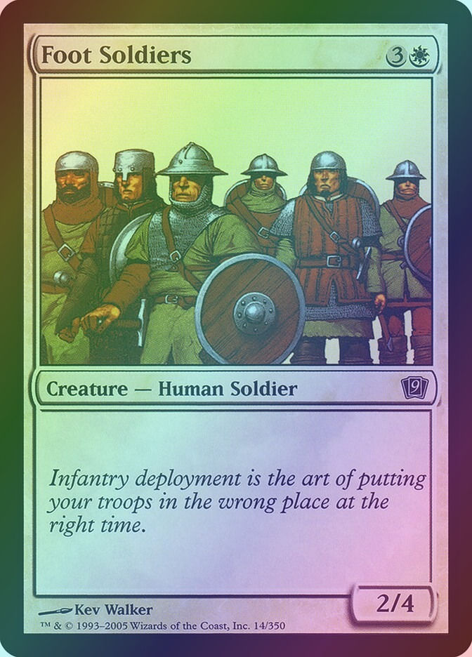 Foot Soldiers (9ED) (14★) / Foil