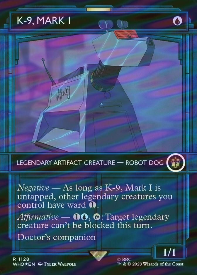 K-9, Mark I (WHO) (1128) / Borderless / Showcase / Surge Foil