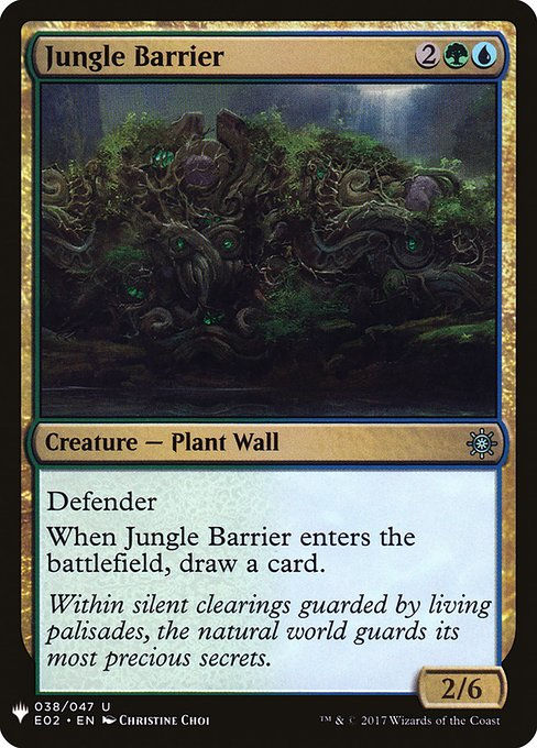 Jungle Barrier (PLST) (E02-38)