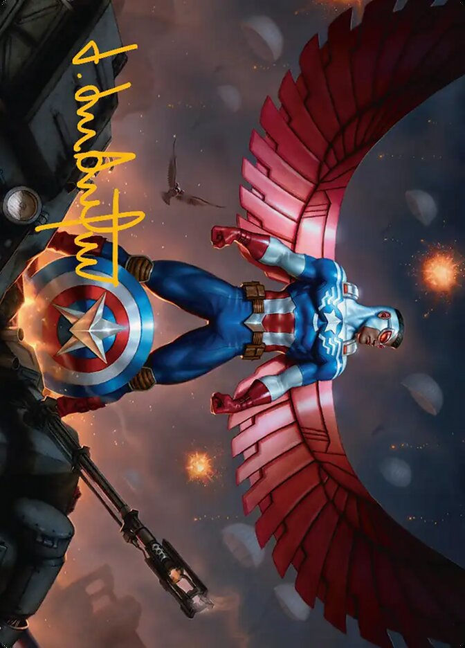 Captain America, Wings of Freedom (AMSH) (2) / Firma Dorada