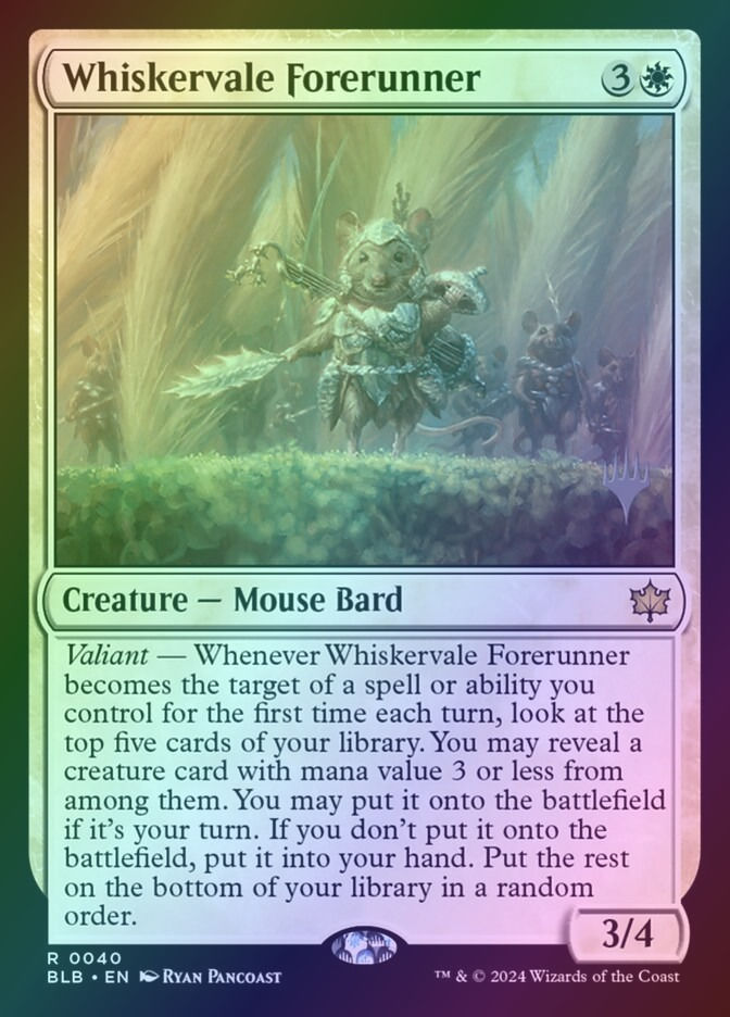 Whiskervale Forerunner (PBLB) (40p) / Foil