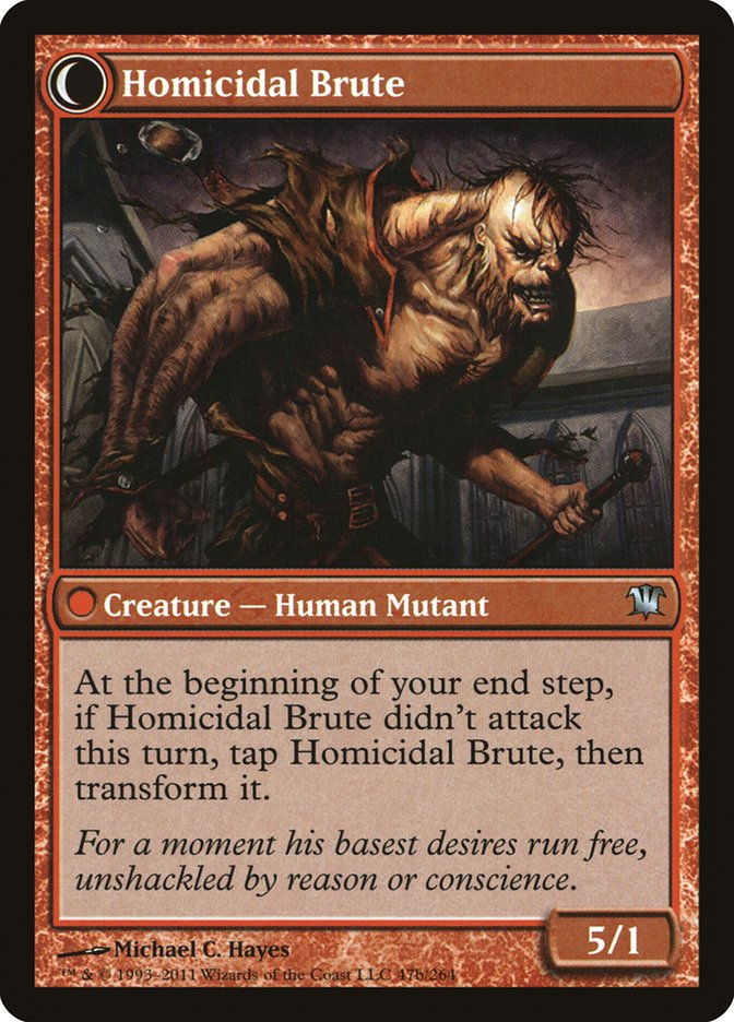 Civilized Scholar // Homicidal Brute (ISD) (47) — cara 2 de 2