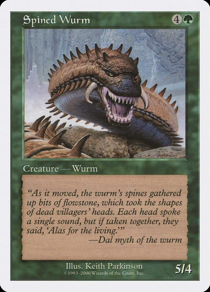 Spined Wurm (PMEI) (2001-1)