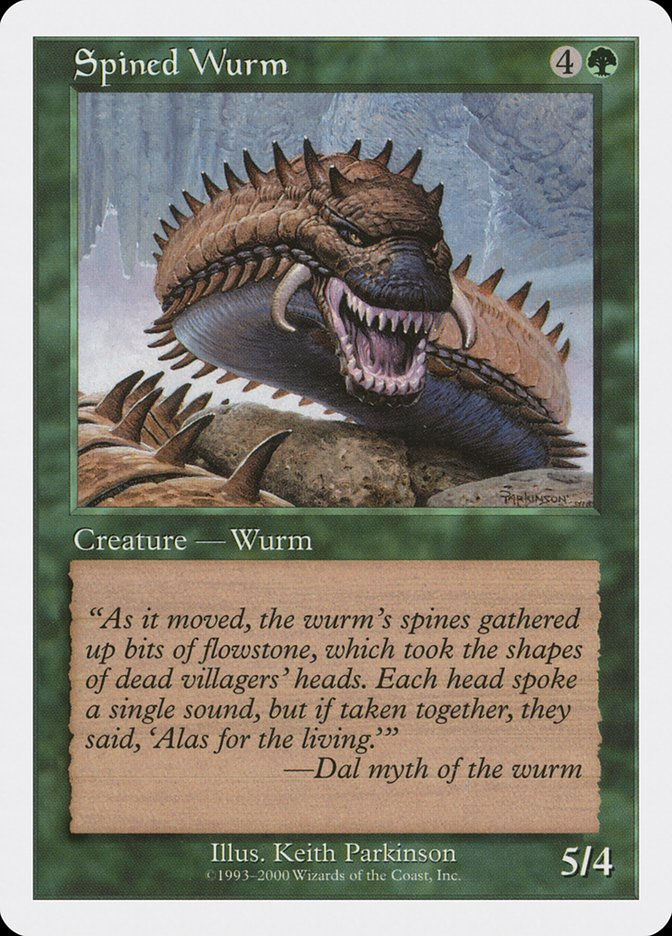 Spined Wurm (PMEI) (2001-1)