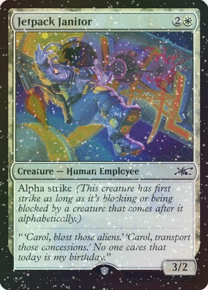 Jetpack Janitor (UNF) (301) / Galaxy Foil