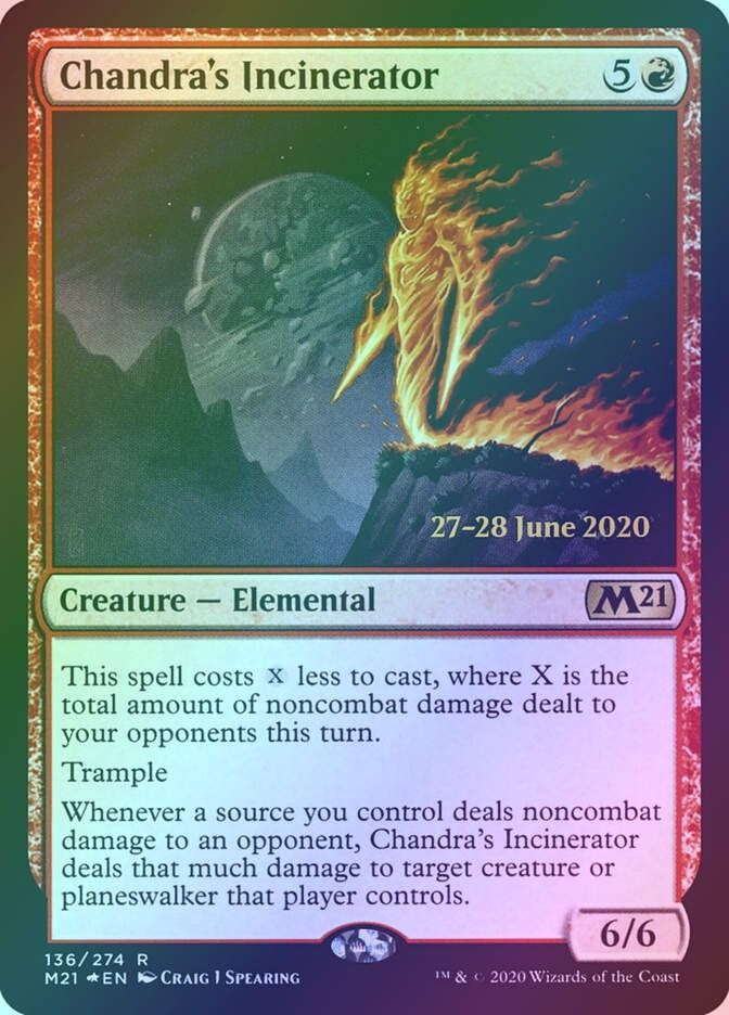 Chandra's Incinerator (PM21) (136s) / Foil