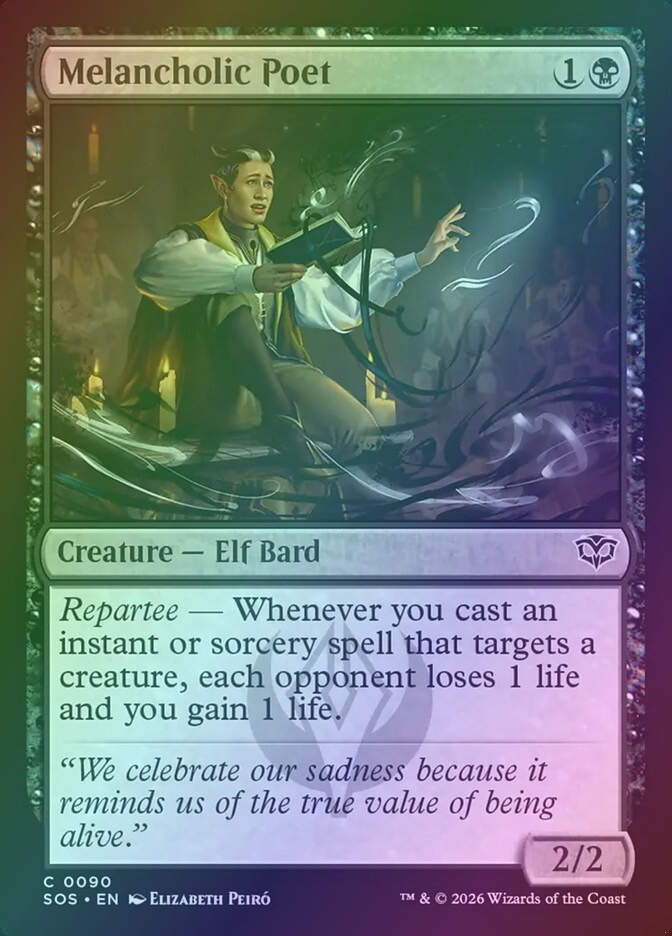 Melancholic Poet (SOS) (90) / Foil