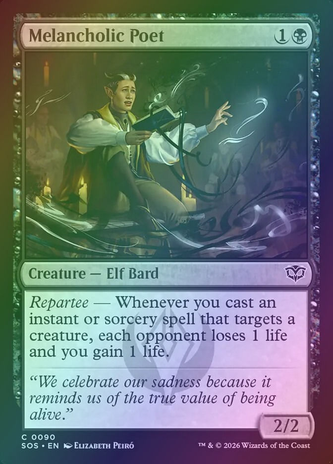 Melancholic Poet (SOS) (90) / Foil