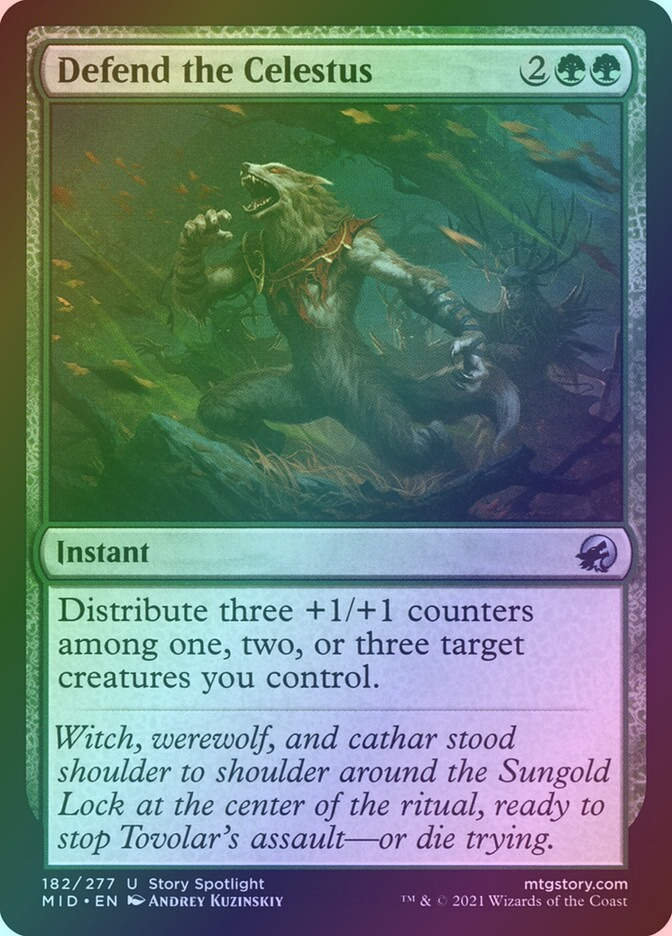 Defend the Celestus (MID) (182) / Foil