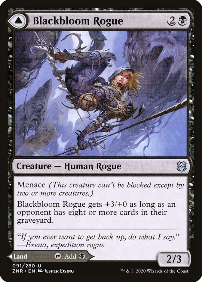 Blackbloom Rogue // Blackbloom Bog (ZNR) (91)
