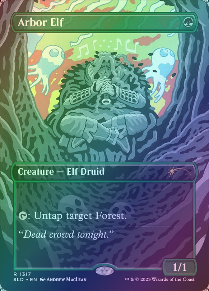 Arbor Elf (SLD) (1317) / Borderless / Foil