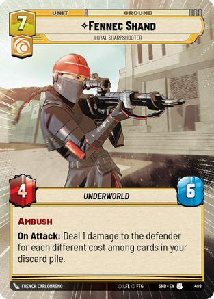 Fennec Shand - Loyal Sharpshooter (Hyperspace) (SHD_#488)