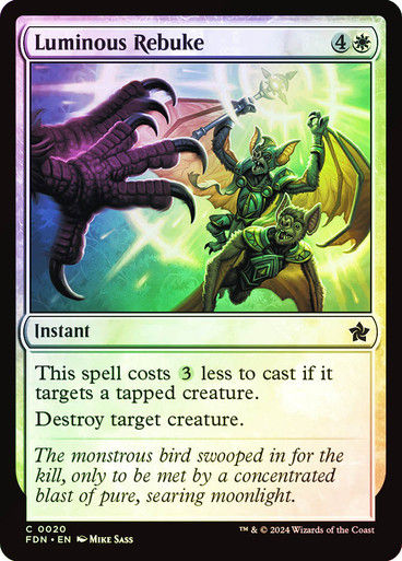 Luminous Rebuke (FDN) (20) / Foil