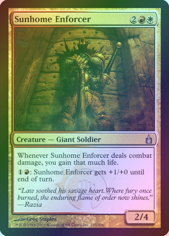 Sunhome Enforcer (RAV) (233) / Foil