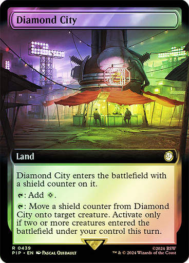 Diamond City (pip) (439) / Extended Art Foil