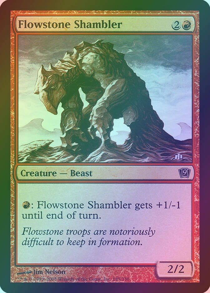 Flowstone Shambler (9ED) (185★) / Foil