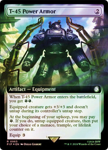 T-45 Power Armor (pip) (965) / Extended Surge Foil