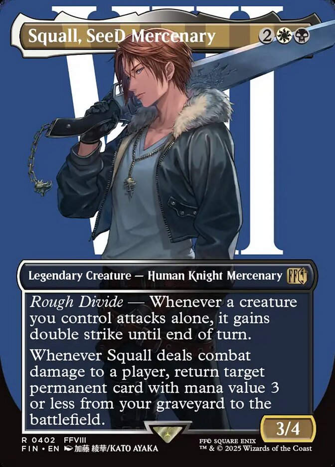 Squall, SeeD Mercenary (FIN) (402) / Borderless