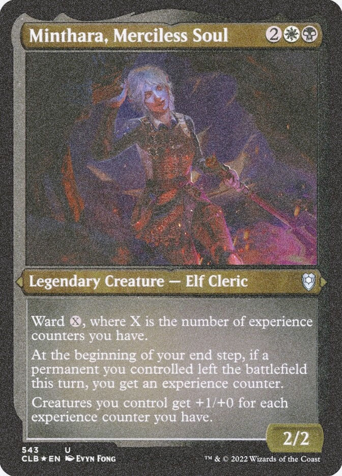 Minthara, Merciless Soul (CLB) (543) / Foil Etched
