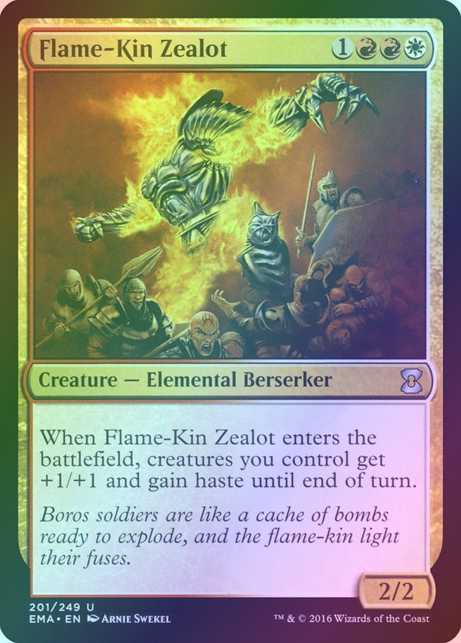 Flame-Kin Zealot (EMA) (201) / Foil