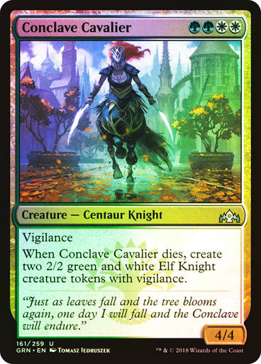 Conclave Cavalier (GRN) (161) / Foil