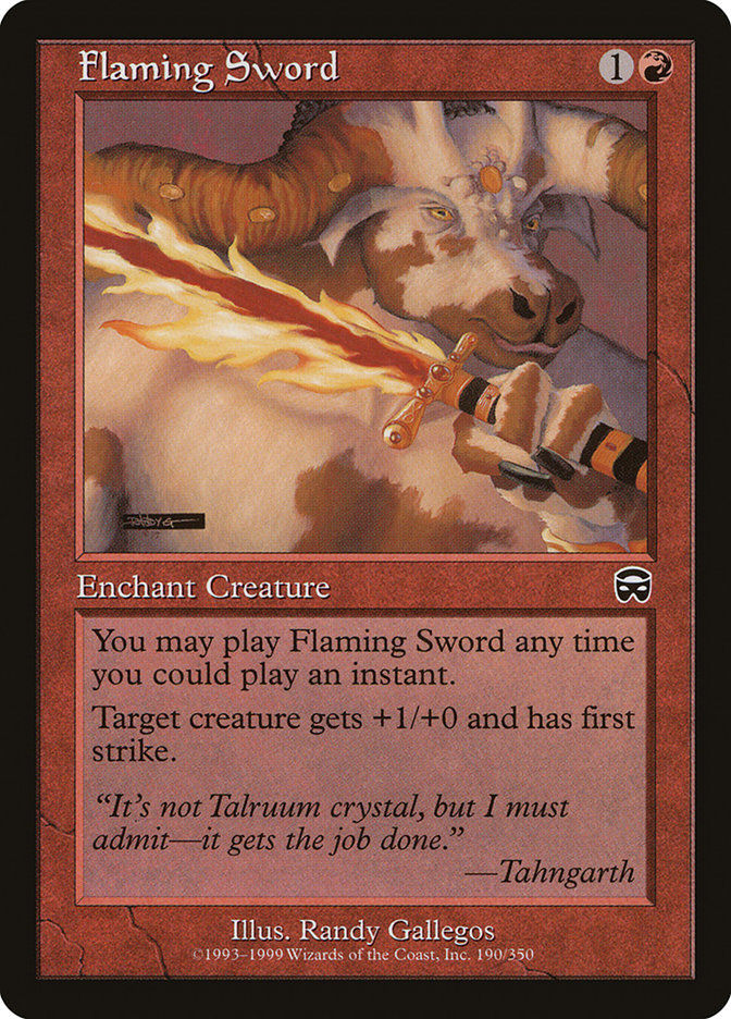 Flaming Sword (MMQ) (190)