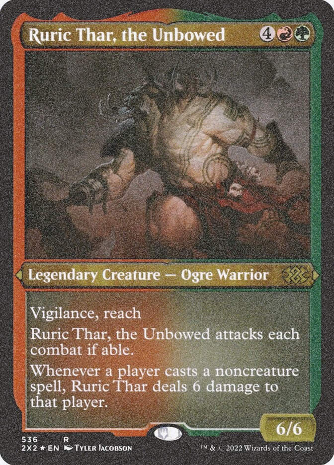 Ruric Thar, the Unbowed (2X2) (536) / Foil Etched
