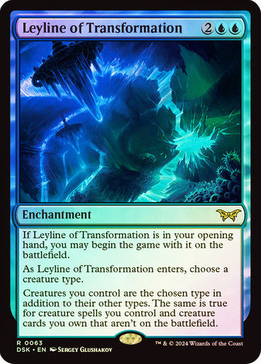 Leyline of Transformation (DSK) (63) / Foil