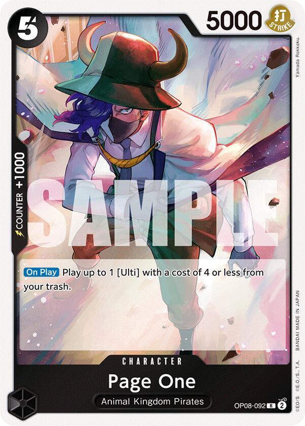 Page One (OP08-092) / Foil