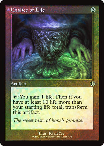 Chalice of Life // Chalice of Death (INR) (471) / Foil Retro