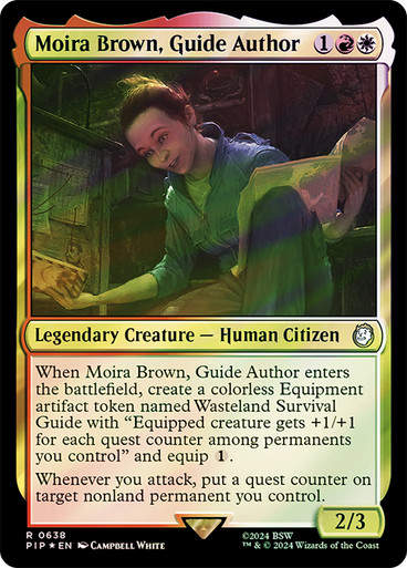 Moira Brown, Guide Author (pip) (638) / Surge Foil