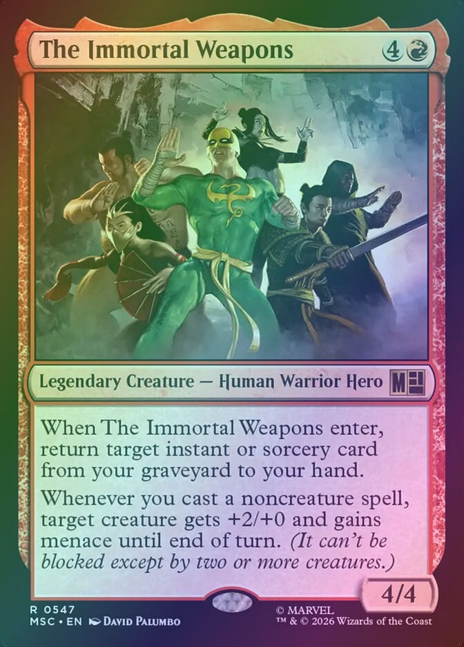The Immortal Weapons (MSC) (547) / Foil