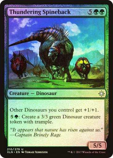 Thundering Spineback (XLN) (210) / Foil